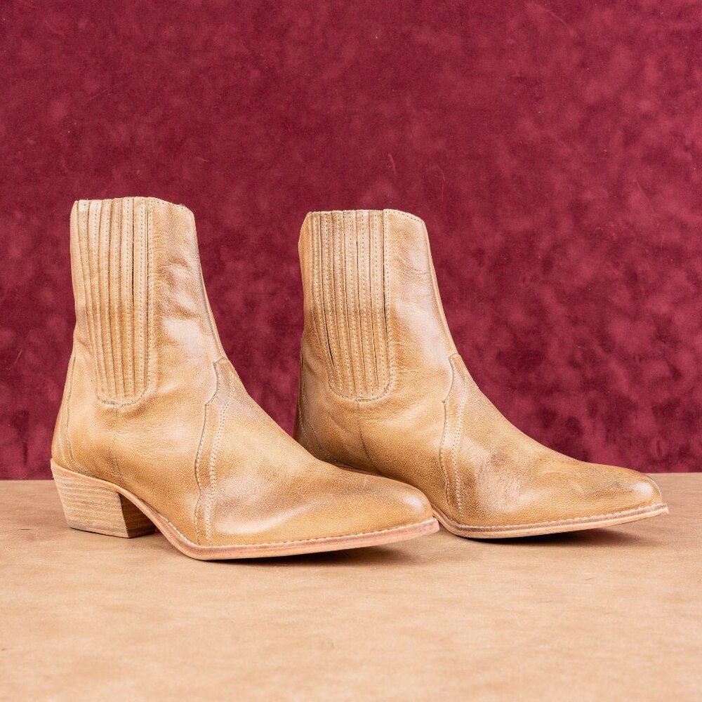 Free People Women New Frontier Western Brown Cowboy Boots 10-10.5US EUR41